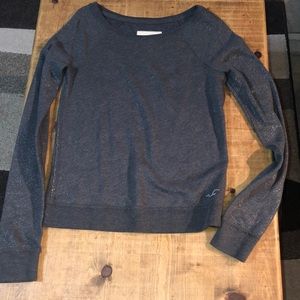 Grey sparkly sweatshirt